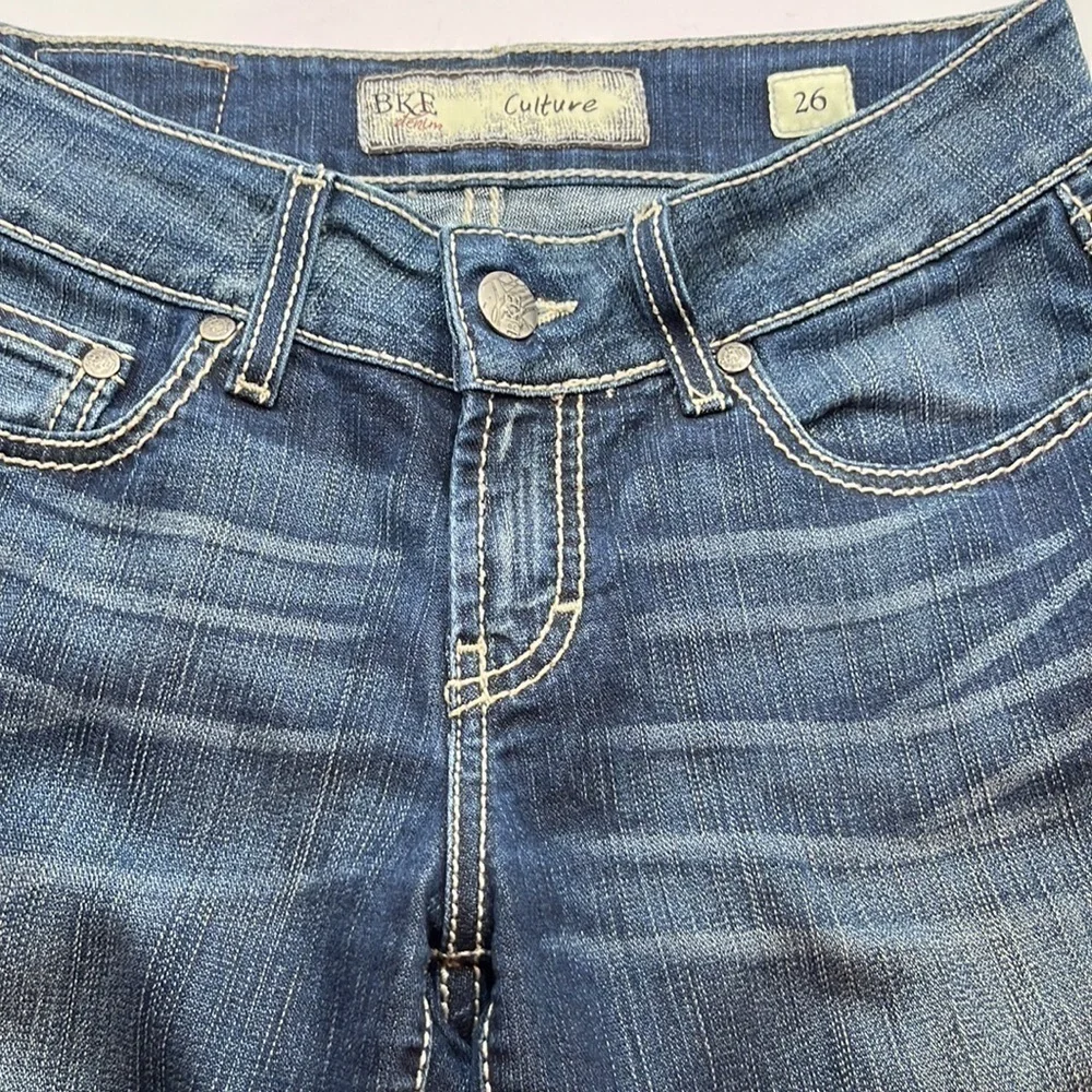 BKE Denim Culture Capri Mid Rise Size 26